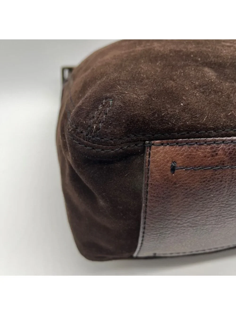 Banana Republic Chocolate Brown Suede Slouchy Hobo Bag